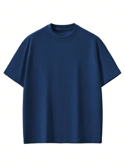 Unisex Beige Essential Crew Neck T-Shirt